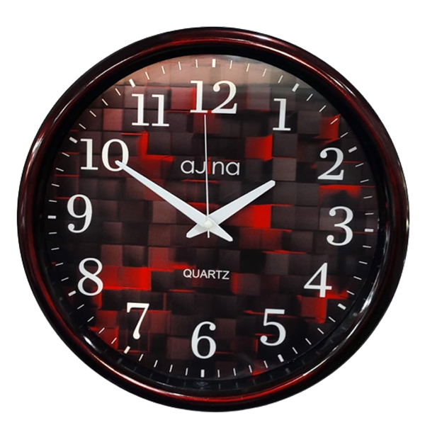 Picture of Tulip Wall Clock Round Silver
