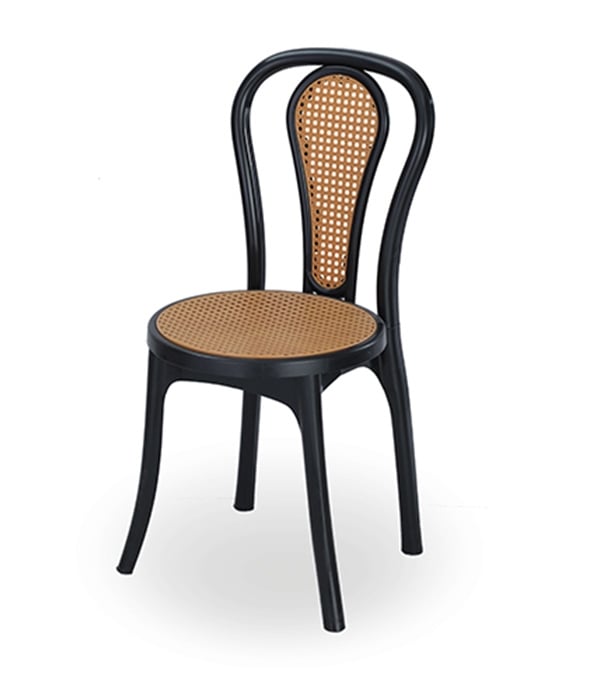 Picture of New Classic Chair Wood Insert Black