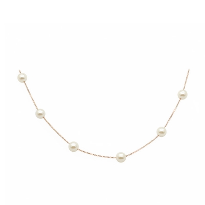 Picture of Women's Jewelry Colliers Chain Imitation Pearl Chain & Necklace Wedding Jewelry Necklace Men's & Women's White Wedding Gift Nec