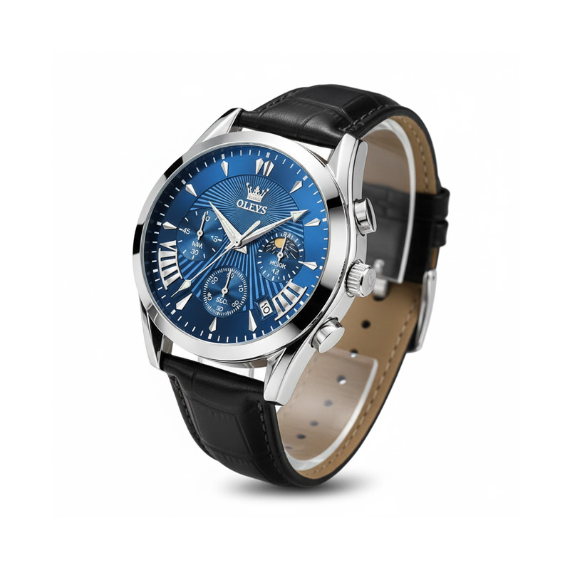 Picture of OLEVS 2876 Latest Model Leather strap Fashion Watch for Men