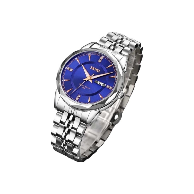Picture of SKMEI 9268 Luxurious Fashionable Top Brand Waterproof Stainless Steel Quartz Wristwatch For Men
