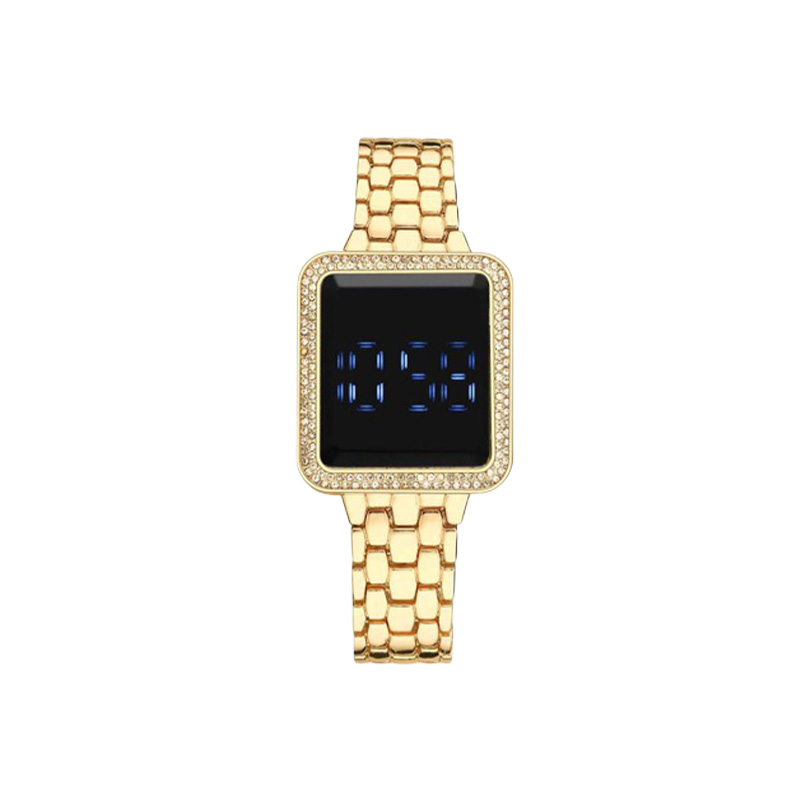 Picture of The New Trend LED Display Touchs Large Screen Ladies' Electronic Watches Luxury Diamond Watches