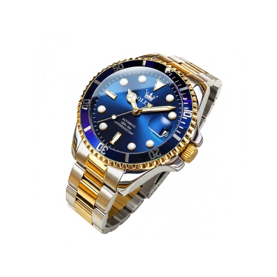 Picture of OLEVS  Luxury Watches Men Waterproof Fashion Sports Watch Stainless Steel Blue Military Quartz Wristwatch Male Clocks