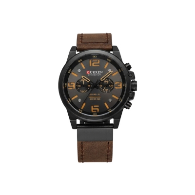Picture of CURREN Fashion Watches Men Top Brand Desgin Quartz Men Watches Military Waterproof Leather Sport Wristwatches Montre Homme 8314
