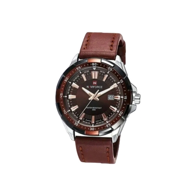 Picture of NAVIFORCE NF9056 MEN LEATHER BAND QUARTZ WATCH in Bangladesh