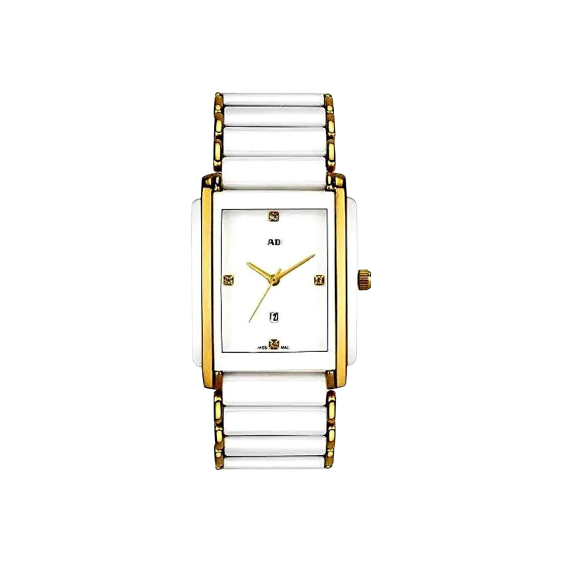 Picture of Rado Integral Men's Black Ceramic & Gold-Tone Bracelet Watch