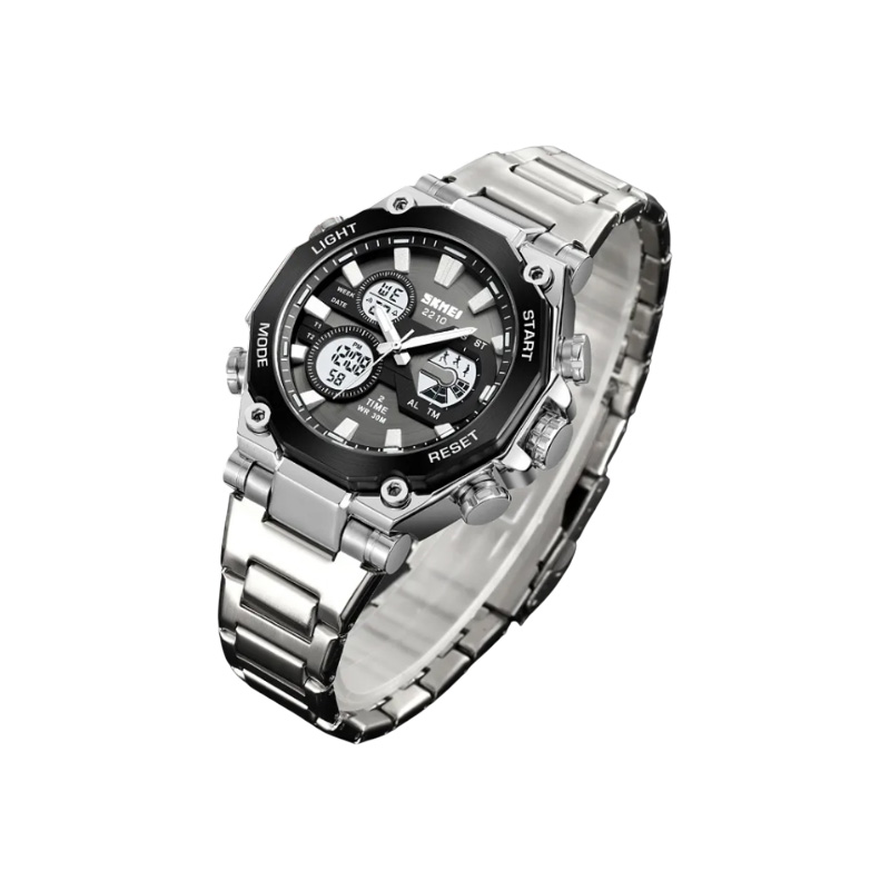 Picture of SKMEI 2210 Gold Wrist Watches for Men Digital Original Watch Digital Minimalist