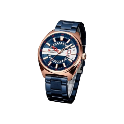 Picture of CURREN 8403 Men Watch Stainless Steel Band Luxury Quartz Wristwatches for Male Creative Design Golden Clock with Luminous