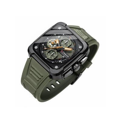 Picture of CURREN 8461 Brand Rubber Straps Watch For Men