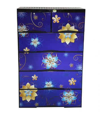 Picture of Supreme  Wardrobe (Double-5D)-Sun Flower Black-TEL