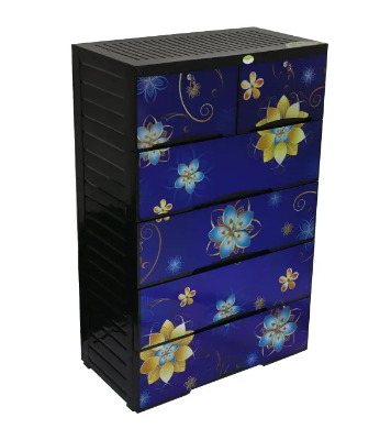 Picture of Supreme  Wardrobe (Double-5D)-Sun Flower Black-TEL