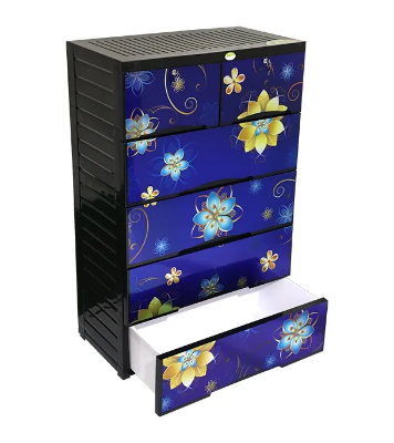 Picture of Supreme  Wardrobe (Double-5D)-Sun Flower Black-TEL