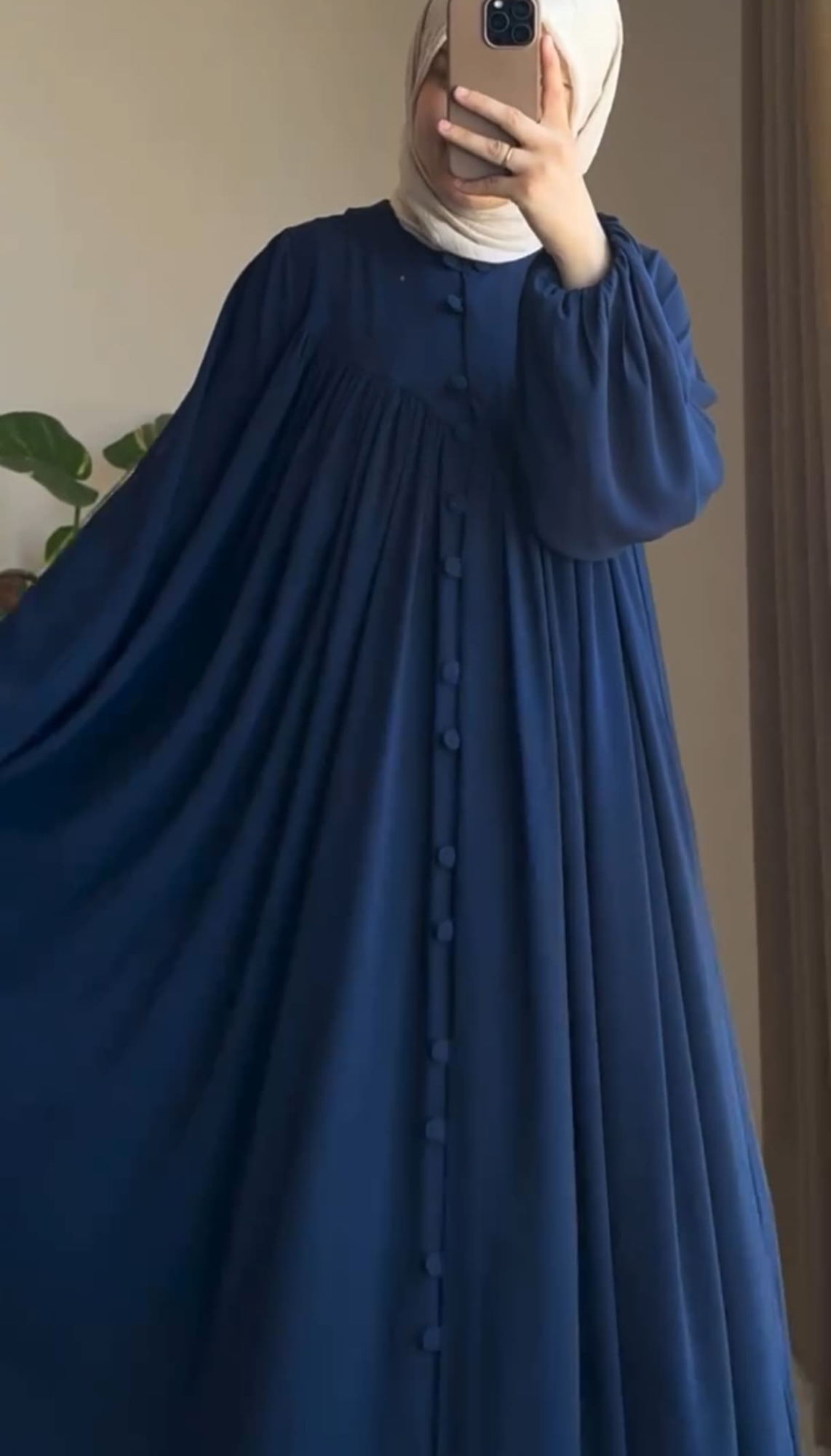 Picture of Abaya borka (16 Button Borka) (No Hijab Only Borka ) Dubai Charry Georget Stylish Party Borka For Women