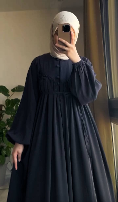 Picture of Abaya borka (16 Button Borka) (No Hijab Only Borka ) Dubai Charry Georget Stylish Party Borka For Women