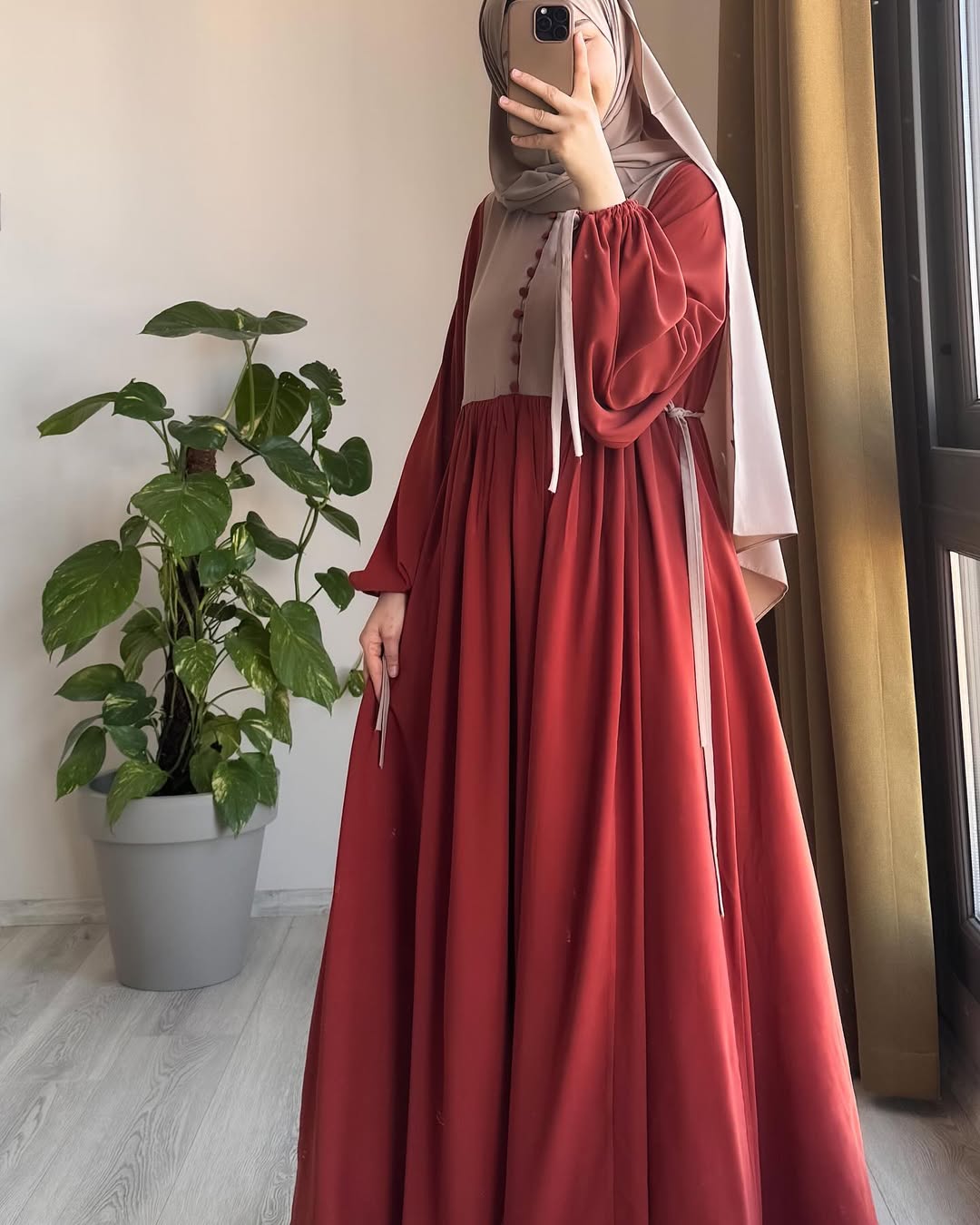 Picture of Abaya borka (Dubai Gown) (No Hijab Only Borka ) Dubai Charry Georget Stylish Party Borka For Women