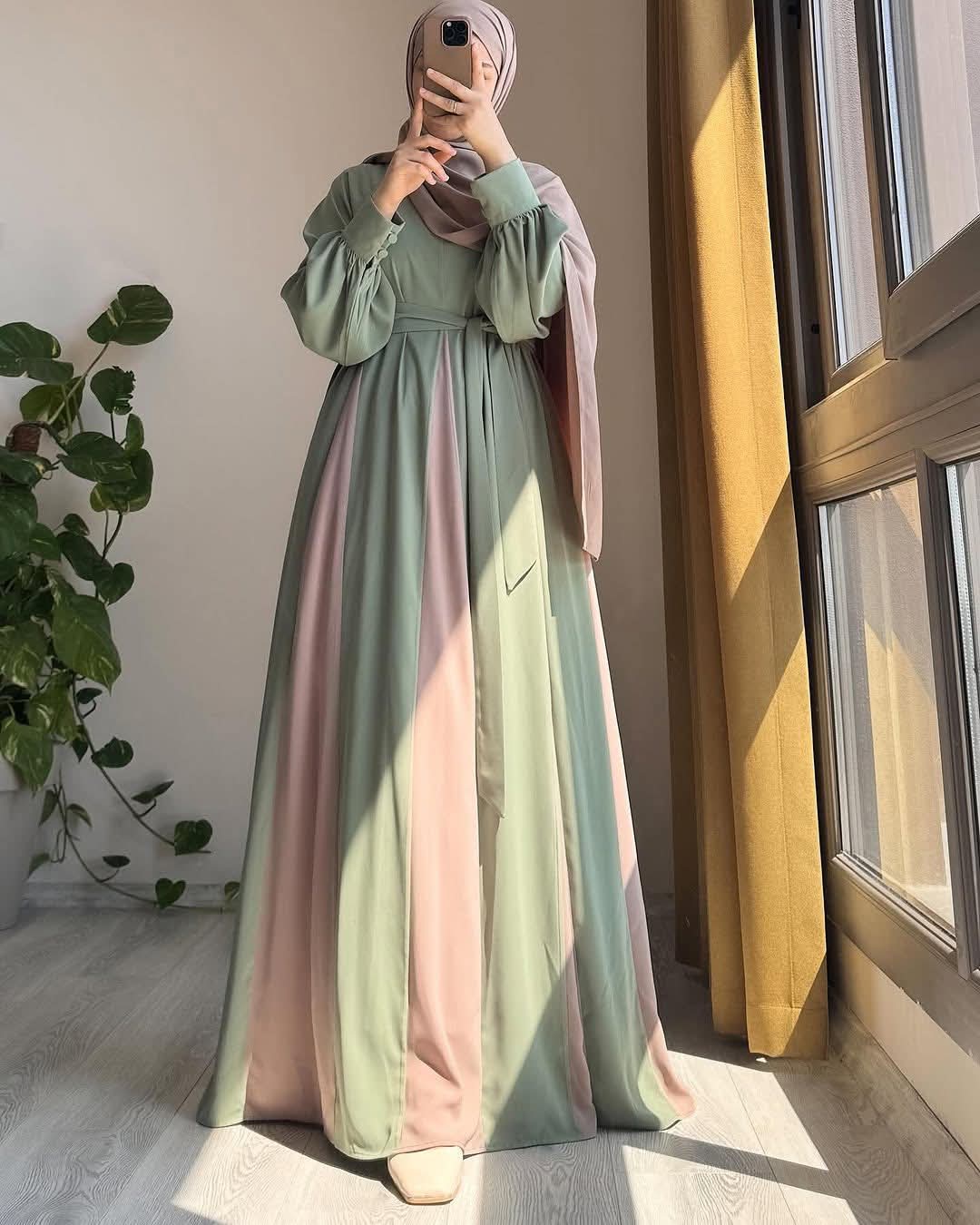 Picture of Abaya borka (Rong Dhonu Borka) (No Hijab Only Borka ) Dubai Charry Georget Stylish Party Borka For Women