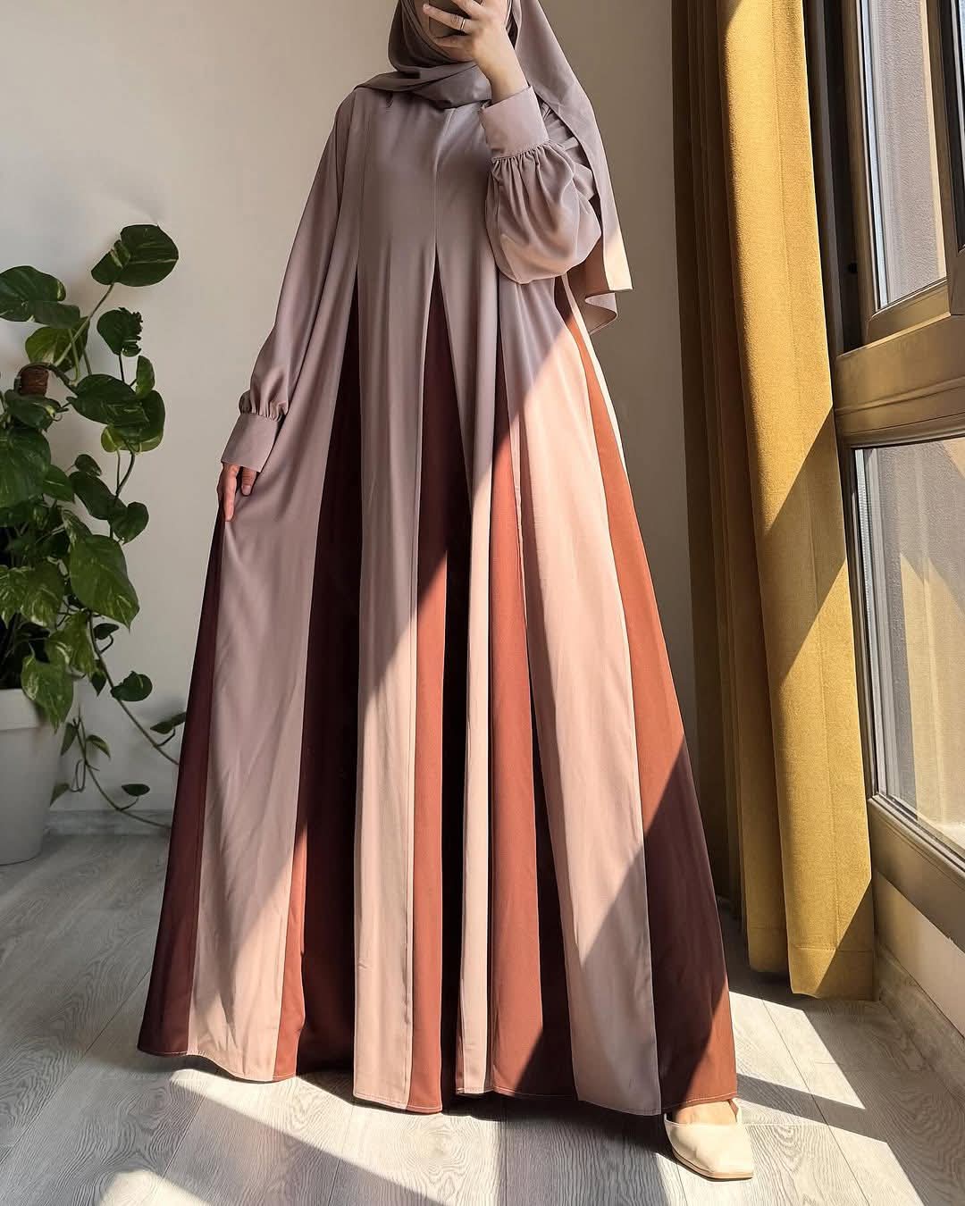 Picture of Abaya borka (Rong Dhonu Borka) (No Hijab Only Borka ) Dubai Charry Georget Stylish Party Borka For Women