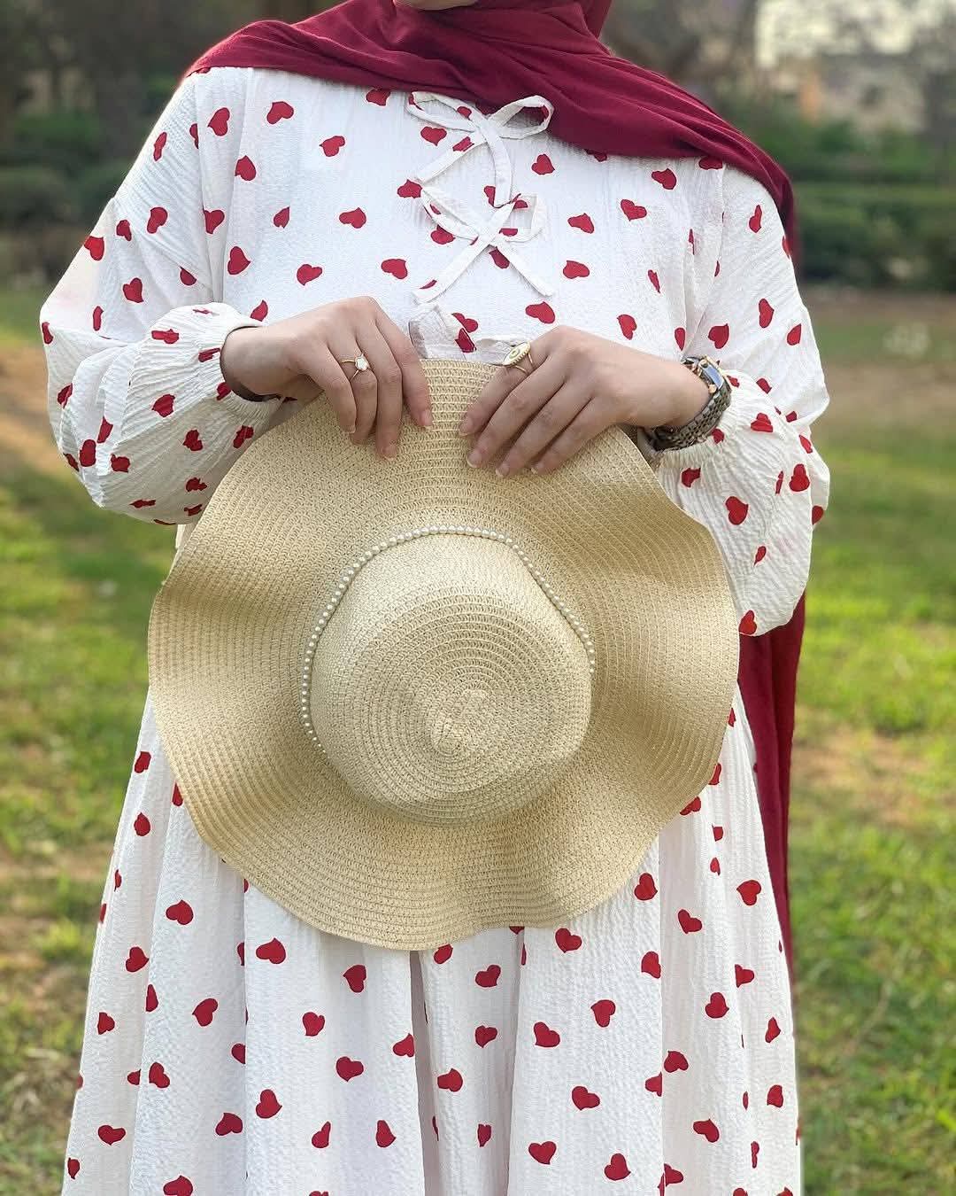 Picture of Abaya borka (Popcorn Love) (No Hijab Only Borka) Popcorn Georget Stylish Party Borka Fashion Collection Fashionable Khimar Lycra Borka For Women