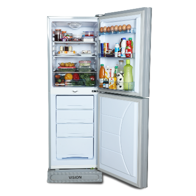 Picture of VISION Glass Door Refrigerator RE-222 Liter Purple Digital Lotus Top Mount