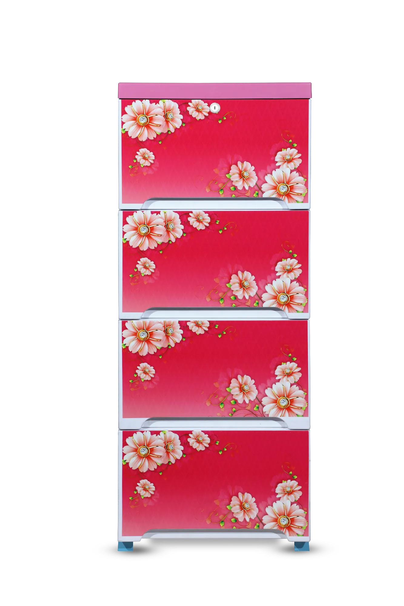 Picture of Elite Wardrobe (Single-4D)-Cherry Pink -TEL