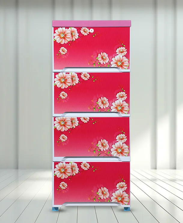 Picture of Elite Wardrobe (Single-4D)-Cherry Pink -TEL