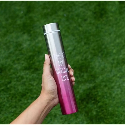 Picture of Water Bottle - Stay Hydrated On The Go With This Water Bottle - Featuring A Slim Sipper Design - It'S Perfect For Everyday Use And Outdoor Activities