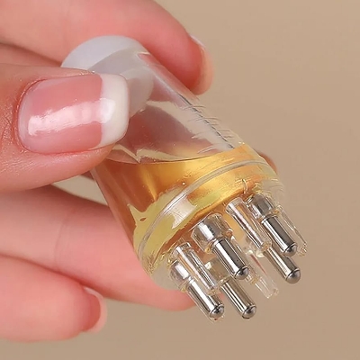 Picture of Gopinath Autolink 6ML Hair Oil applicator, Scalp Applicator Comb, Ball Root Comb applicator Bottle Anti Hair Loss Lotion Dispenser