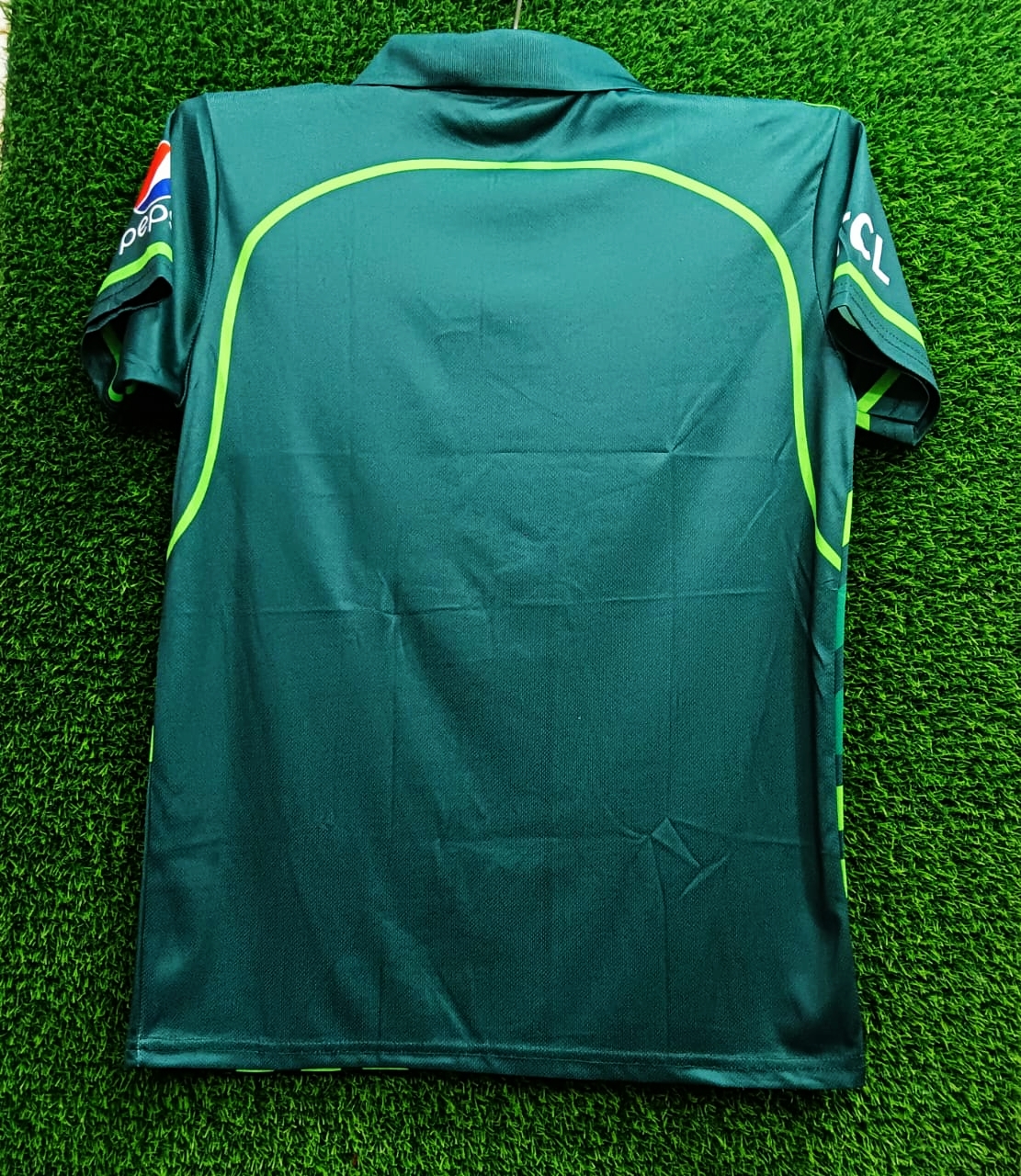 Picture of Pakistan World Asia Cup Jersey 2023 4 Part Jersey Premi premium Quality - Pakistan Cricket Jersey - Cricket Jersey -Collar Short Sleeve Jersey