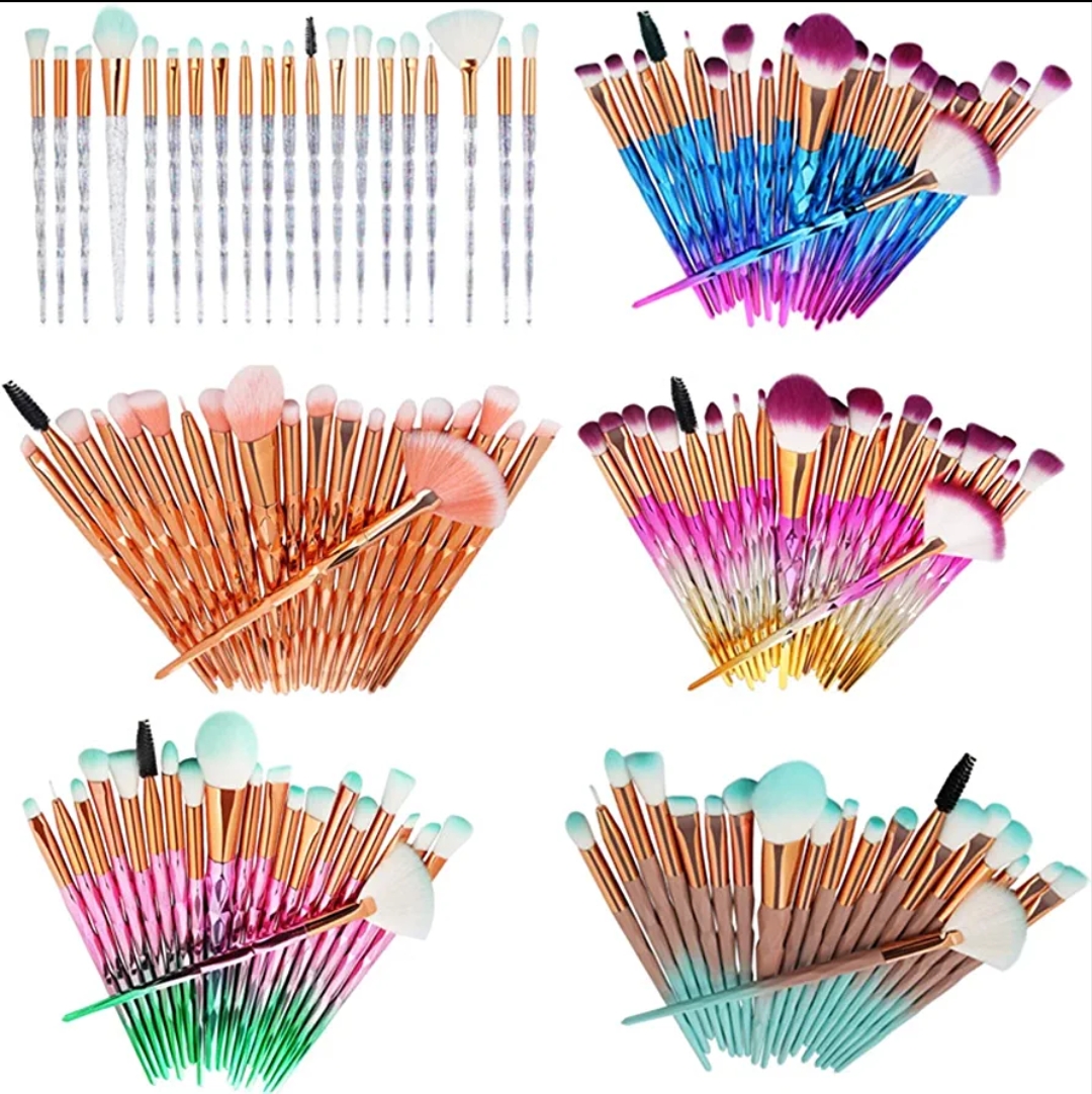 Picture of Diamond Make -up Brush Universal Eashedo Brush 20 Piece