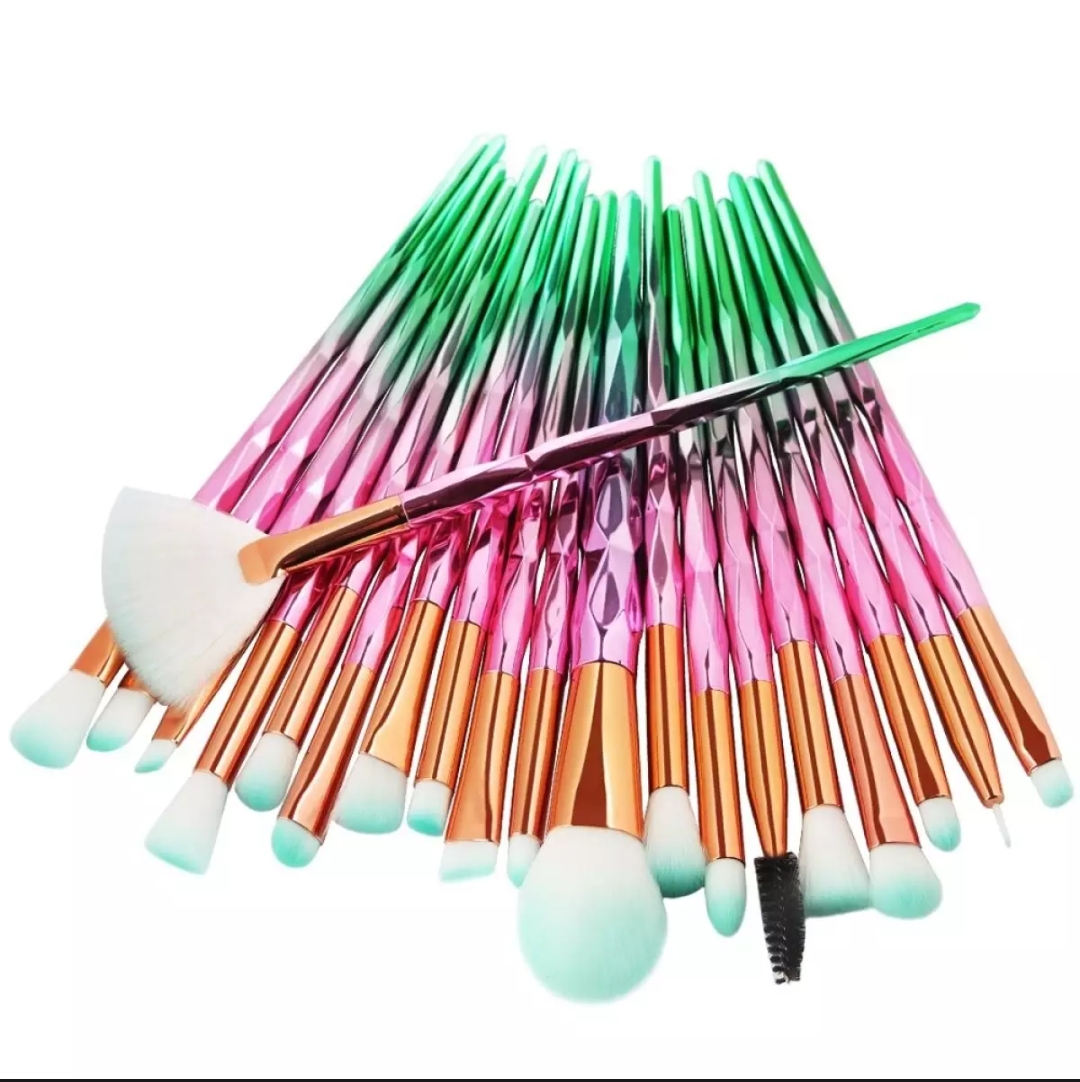 Picture of Diamond Make -up Brush Universal Eashedo Brush 20 Piece