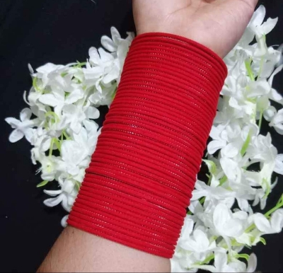 Picture of Metal velvet bangles for women _36 pcs