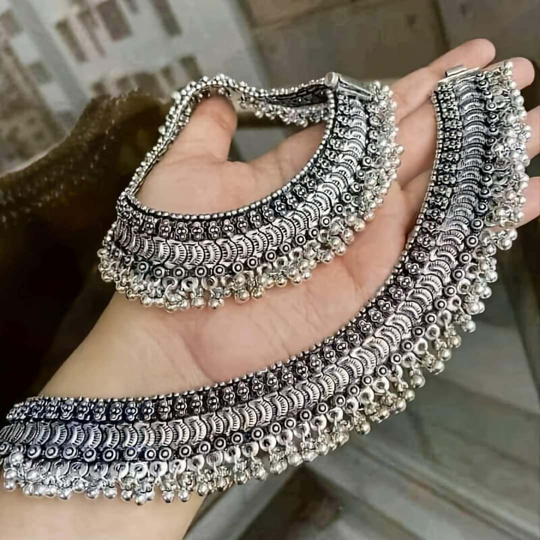 Picture of Exclusive fashionable anklet nupur (payel) suitable anklet nupur jarman silver payel nupur (anklet) for women girls
