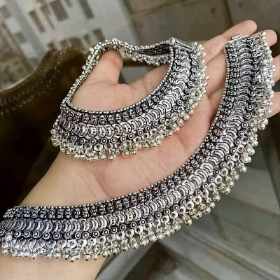 Picture of Exclusive fashionable anklet nupur (payel) suitable anklet nupur jarman silver payel nupur (anklet) for women girls