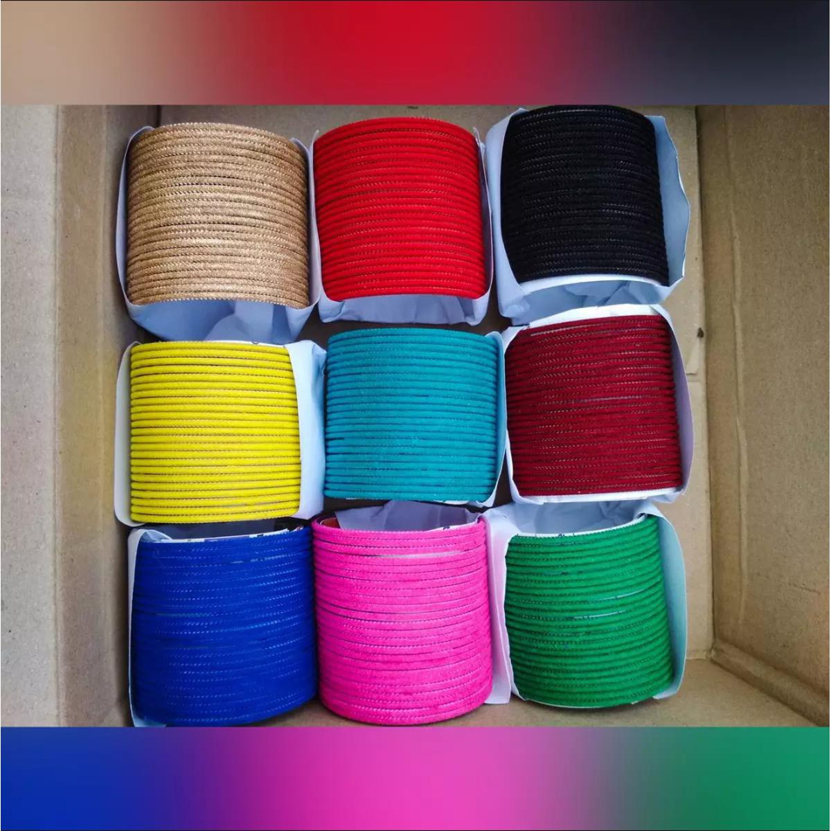 Picture of Metal velvet churi for women-36 pieces