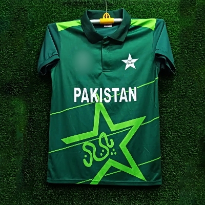 Picture of Pakistan Cricket Short sleeve Collar Jersey, Asia Cup Jersey