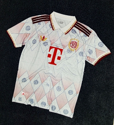 Picture of Bayern Munich Fc New Jersey Concept White Kit - Official Fcb Apparel For Die-Hard Fans - Stand Out In The Crowd With Bayern Munich'S New Jersey 2025 New Jersey Football Jersey