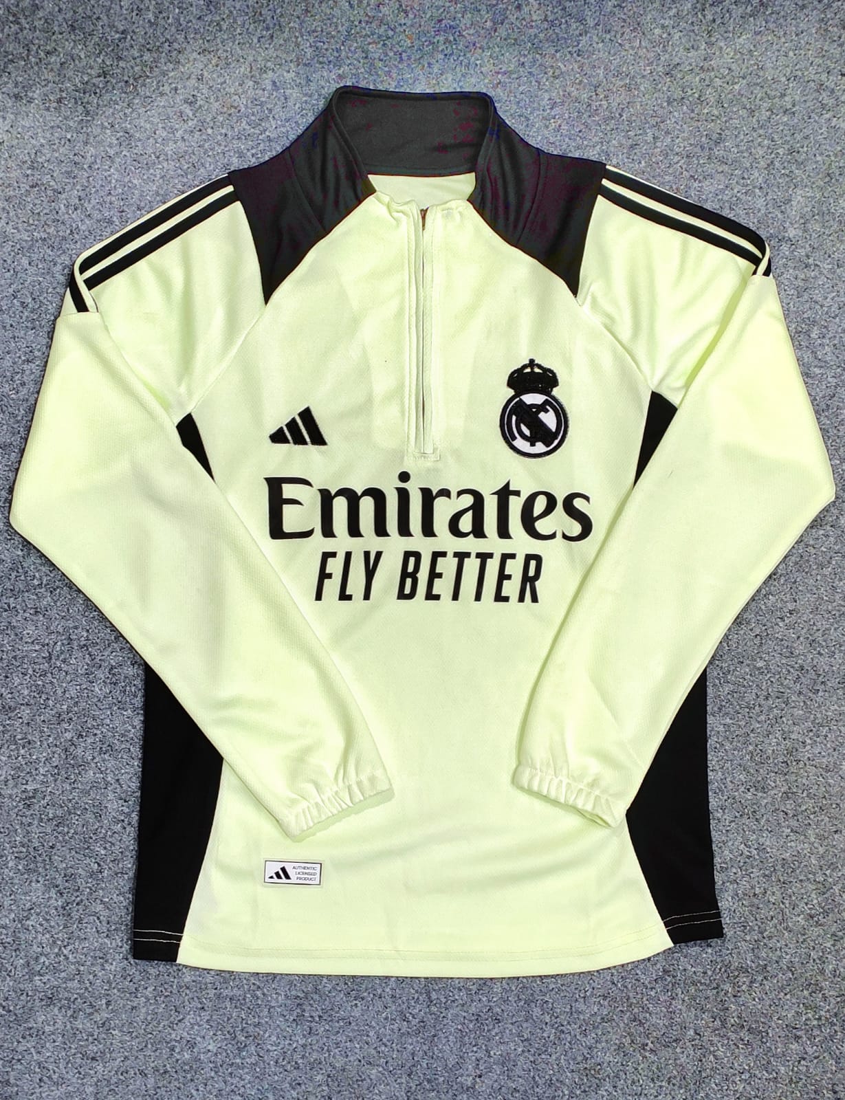 Picture of winter collection Real Madrid New Jersey Football Jersey Premium Quality Jersey Collar Jersey full Sleeves Jersey 2025