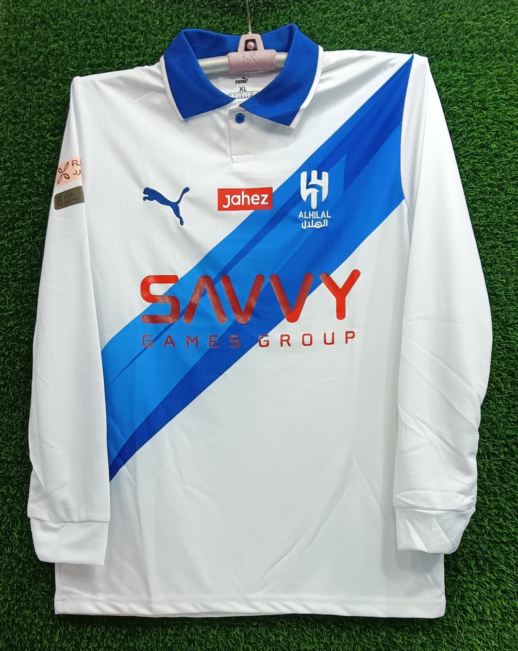 Picture of Al Hilal Jersey - Full Sleeve Collar al-hilal Jersey for Man - Football Jersey