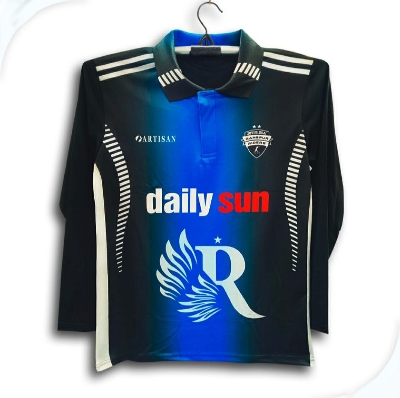 Picture of Rangpur Rangers BPL Full Sleeve Polo Cricket Jersey For Man - BPL Long Sleeve T Shirt - Rangpur Jersey 2025-25