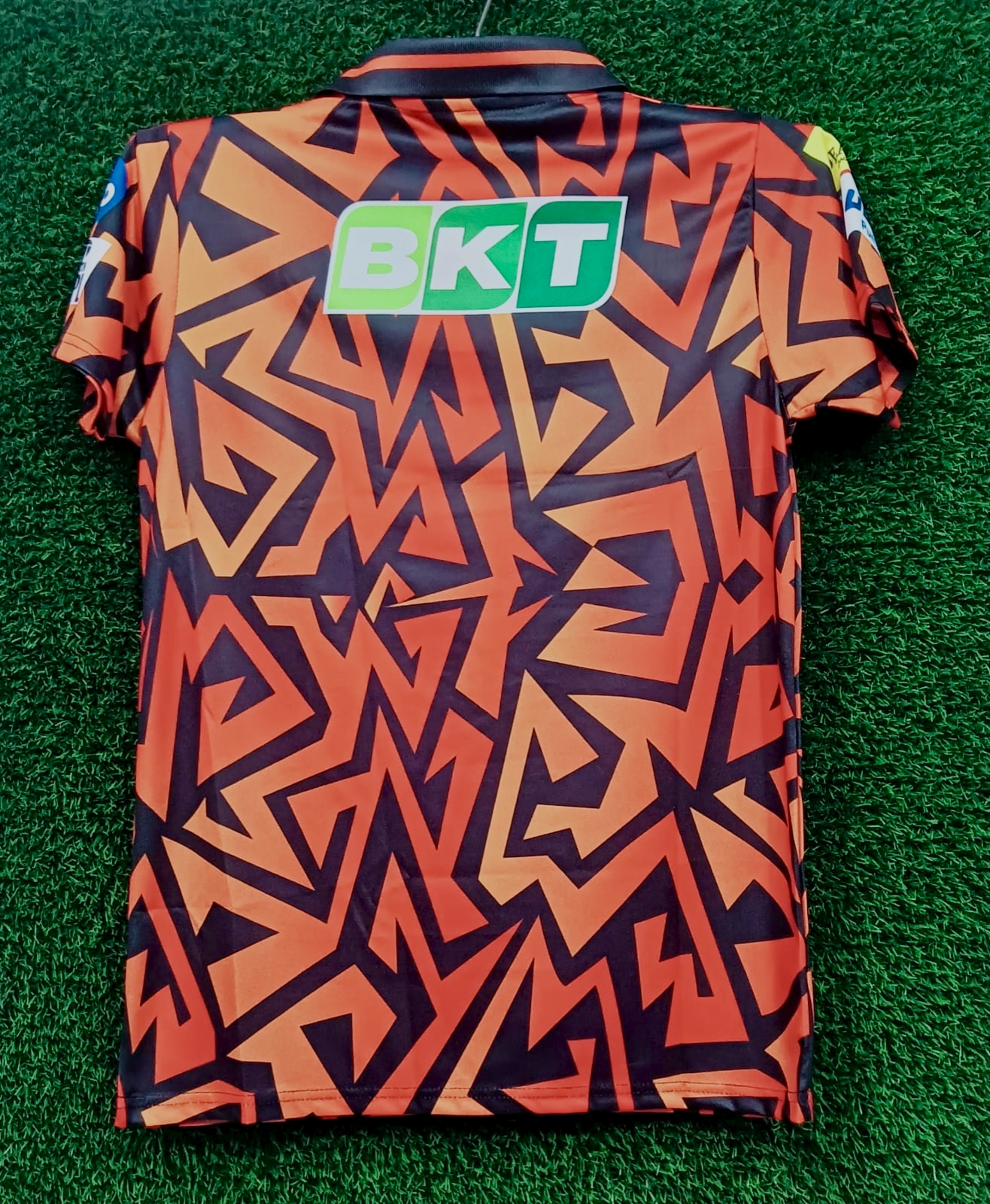 Picture of SunRisers Hyderabad Short sleeve Polo Cricket Jersey For Men - SH Half Sleeve - IPL Jersey - SunRisers Jersey 2025 4 part Jersey New Jersey