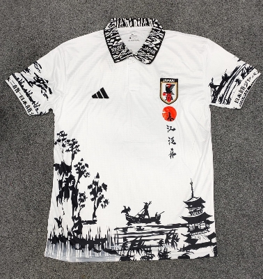 Picture of Japan Special Authentic Kit 2024 New Jersey Football Jersey Short Sleep Jersey Premium Quality Jersey Collar Jersey