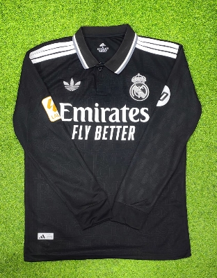 Picture of Real Madrid New Jersey Premium quality Jersey Football Jersey Full sleeve Jersey collar Jersey embroidery logo Jersey 24/25
