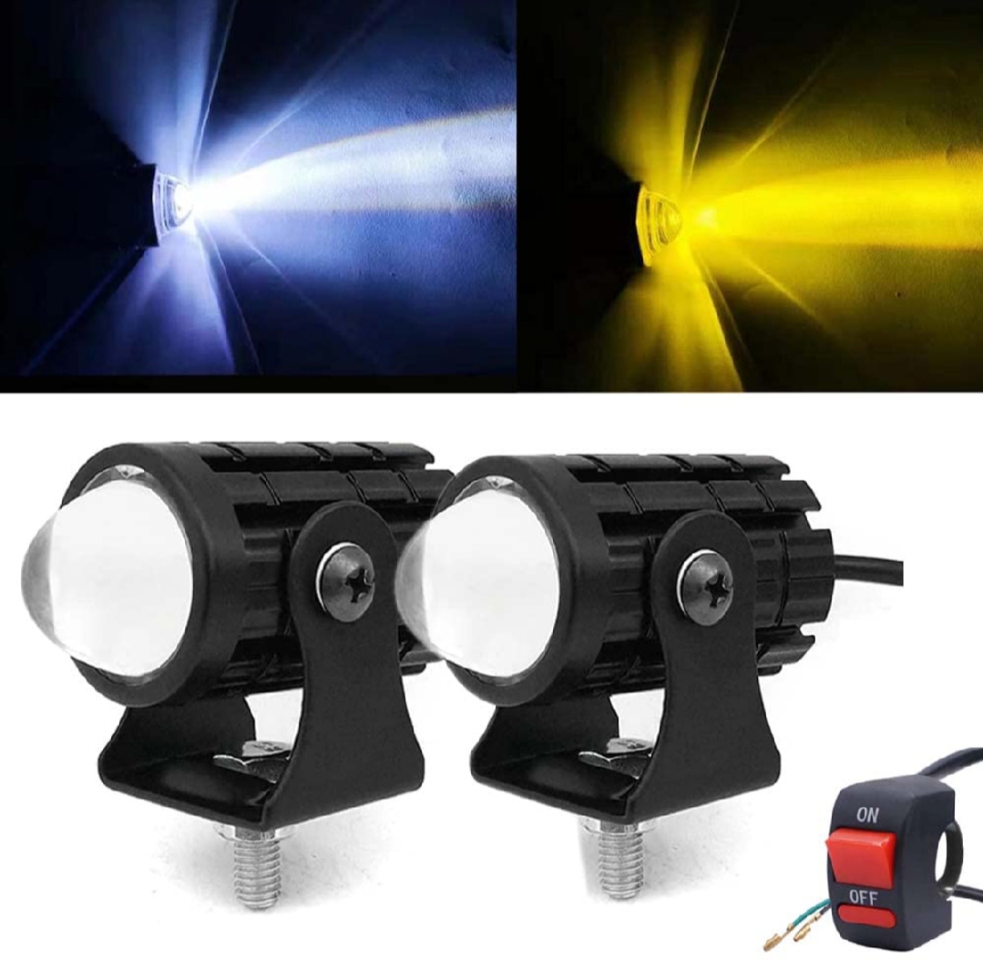 Picture of Bike Or Car Mini Drivig Fog Light 2 Colour 1 Pcs