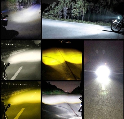 Picture of Bike Or Car Mini Drivig Fog Light 2 Colour 1 Pcs