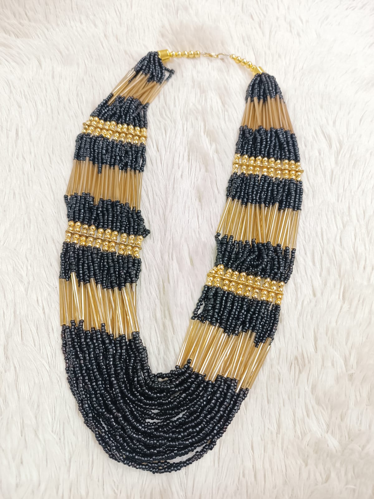 Picture of Byggy Beads Necklace Set Jewellery For Women And Girls For Wedding Glass Necklace