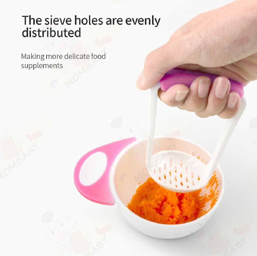 Picture of Mashing fruits and steamed vegetables Bowl