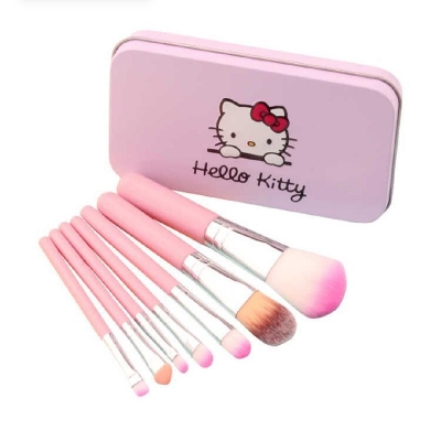 Picture of Hello Kitty 7 PCs Mini Makeup Brush Set - Makeup Brush Set