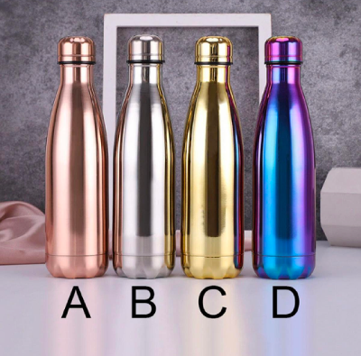 Picture of Unique Stainless Steel Water Bottle - Floral Design Portable 500MI Water Bottle - Stay Hydrated With This Stylish And Functional Bottle