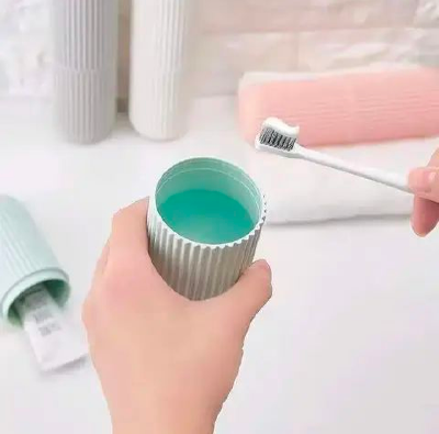 Picture of 1 Piece Portable Toothbrush & Toothpaste Holder Storage Box (Random) - brush holder