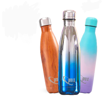 Picture of Proclean Stainless Vacuum Insulated Thermos Printed Water Bottle